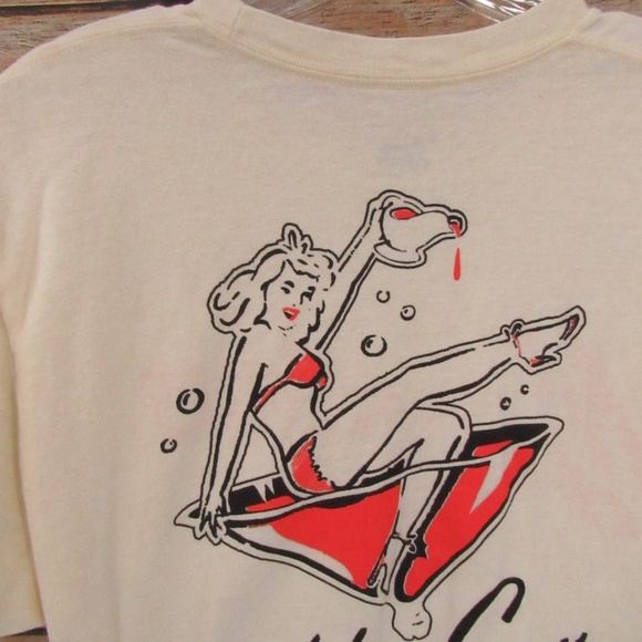 Marvelous Yung Gravy Cream/Black/Orange Martini Tee M - Picture 11 of 15